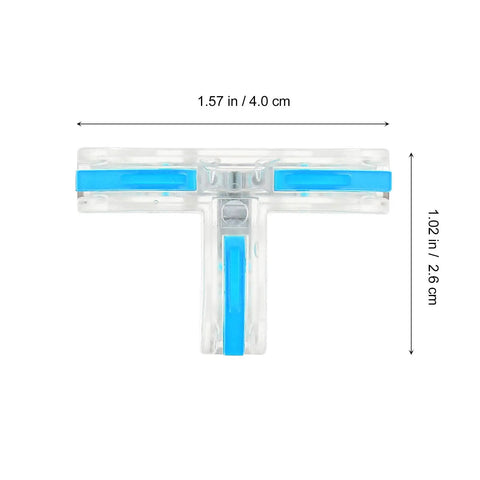 Top Tier T-Type Copper Wire Terminals With Insulated Nylon Sleeves For Quick Solderless Electrical Connections And Safe Splicing On Computer Cables And Household Wiring Kits, 1.57 x 1.02 in