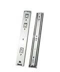 51 Inch Wide Three Section Heavy Duty Drawer Slide Rail Lockable Industrial Load Bearing 2 Piece Set Without Lock 38 Inch Rails 950mm