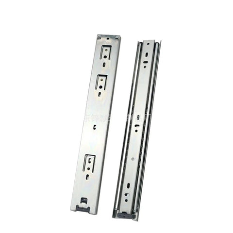 51 Inch Wide Three Section Heavy Duty Drawer Slide Rail Lockable Industrial Load Bearing 2 Piece Set Without Lock 38 Inch Rails 950mm