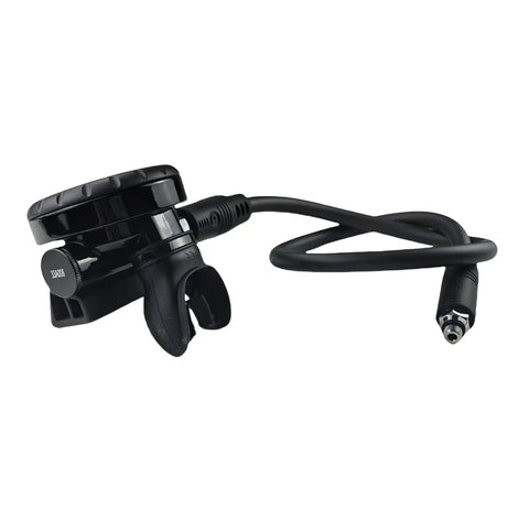 Black regulator from 2L Scuba Tank Kit With Backpack And Regulator Portable Mini Dive Cylinder Set Reusable 6061 Aluminum Tank DOT 3AL Certified