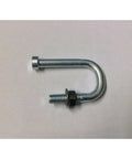 J Bolt Catch For Crossboxes Kit Of 2 With Securing Nuts In Durable Steel, shown is one J bolt with nut, part number 29752 0 KIT