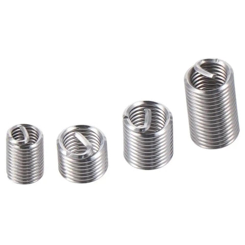 Must Have Heavy Duty Thread Repair Inserts Kit 110 Pcs Stainless Steel Wire Sleeve Inserts For Self Tapping Inner Threads M6 And M8 Automotive Repairs Damaged Hole Fix Durable Repair Kit For Cars And Trucks, stainless steel inserts