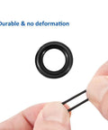 Close-up of silicone O-ring from Wacky Rig Tool With Silicone O Rings Kit For Fishing Worms 3 4 Inch Senko Baits And 5 7 Inch Worms