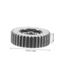 Close-up of Beefy 36 Tooth Motor Gear Set With Washers 3 Pcs Steel Gears for electric bicycles and scooters.