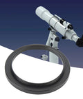 M42 To M48 Ring Adapter M42x0.75 Male To M48x0.75 Female Aluminum Alloy Step Up Ring with telescope in background