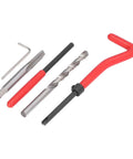M10 X 1.25 Thread Repair Kit Pro Grade DIY Ready HSS Tap Set with stainless steel inserts, drill bit, and lug breaker
