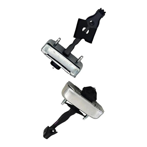 Door Hinge Set For Toyota Land Cruiser Prado 2010 To 2018 Front And Rear With Adjustable Door Limiter And Soft Close Dampened Check Strap