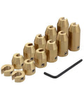 12 Pack Reusable Brass Wheel Spoke Balance Weights Refills For Motorcycles Includes screws and wrench