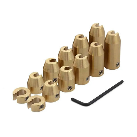 12 Pack Reusable Brass Wheel Spoke Balance Weights Refills For Motorcycles Includes screws and wrench