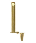 Adjustable Brass Powder Measure For Muzzleloading With Static Free Construction And Swivel Funnel Delivers About 120 Grains Of Black Powder