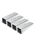 Heavy Duty Universal Track Wheels for smooth sliding doors, pack of four, durable metal casters, ideal for anti sag glide.