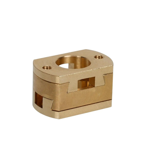 Upgrade Your Z-axis With This Precise 18mm And 16mm Oldham Coupler For Creality CR10 S4 S5 Pro Ender3 V2 3S T8 Screw Printers No More Wobbles brass Oldham coupler