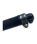 Silicone Heater Hose Five Eighths Inch ID Five Feet Long 1.5 M Reinforced 4 mm Wall Thick 350 F Max Temp 60 Psi Working Pressure close-up view