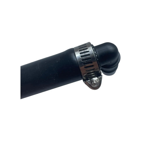 Silicone Heater Hose Five Eighths Inch ID Five Feet Long 1.5 M Reinforced 4 mm Wall Thick 350 F Max Temp 60 Psi Working Pressure close-up view
