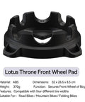 Front Wheel Riser Block For Indoor Bike Trainers Four Widths To Fit 20In 26In 27.5In 29In And 700C Tires Stable Lotus Style Design Fits All Trainers Delivers Solid Stability And Smooth Pedaling For Any Road Mountain Or Hybrid Bike
