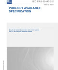 IEC PAS 62443-2-2 guide cover page, detailing security protocols for IACS networks, 2025 edition.