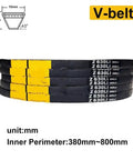 Heavy Duty Transfer Drive Belts 380mm To 800mm V Belt Conveyor Drive Belt Replacement For Industrial Conveyors Durable Flexible And Abrasion Resistant Delivers Strong Traction And Long Life Performance 730mm Length, Z630Li V-belt