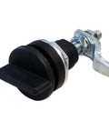 Vise Action Powder Coat Zinc Alloy Hand Operated Compression Latch With Knob Head Non-Locking 0.71 Inch Thick 0.94 Inch To 1.57 Inch Grip Range Black Pack Of 10