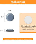 Self Adhesive Appliance Sliders 24 Pcs Small Appliance Rollers Caster Wheels size and thickness