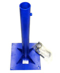 Badass Oem Grade Heavy Duty Engine Floor Stand With Killer Stability For Smooth Garage Upgrades Top Shelf Build with blue steel frame.