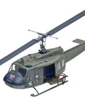 UH1D Huey Gunship Model Kit One Thirty Two Scale With 139 Pieces Optional Outboard Mini Guns Or Rockets Two Flight Crew Figures