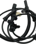 Badass Front Abs Wheel Speed Sensor For Ford F250 F350 F450 F550 Super Duty 2011 Through 2016 harness and connectors close up.