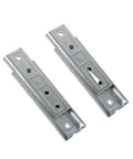Heavy Duty Metal Sofa Connectors 4.7 Inch Interlocking Hangers Wall Mount Brackets for sectional couch, steel, 4.7 x 2 inch.