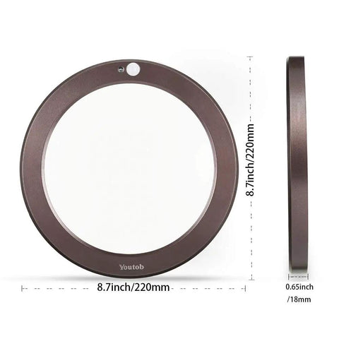 Motion Sensor LED Ceiling Light With Adjustable 30s 180s Timeout, 1500 Lumens, 15W, Round Bronze Fixture, Three Color Temperatures