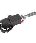 Multifunctional Belt Grinder Machine Sander With 1/2 X 18 Inch Belt, detailing the attachment mount for an angle grinder.