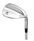 Right Handed Golf Wedge Featuring Heavy Duty Steel Shaft And Regular Flex Designed To Crack The Sweet Spot On Every Strike viewed from the side.