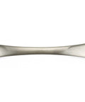 Clignancourt Collection 3 3/4-Inch Center-To-Center Brushed Nickel Traditional Cabinet And Drawer Pull Handle, front view