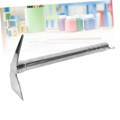 Stainless Steel Double Use Pickaxe Garden Hoe for Planting and Weeding Durable Workhorse Yard Tool with Lightweight Design