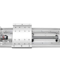 Top view of Fully Enclosed Sliding Table Linear Module With Precision 20mm Ballscrew Rail And Nema23 Motor Mount for smooth automation.