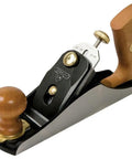 No. 4 Smoothing Hand Plane with Extra Thick 1/8 Inch A2 Steel Iron, Cherry Wood Handle, Norris-Style Adjuster, Ideal for Wood Finishing
