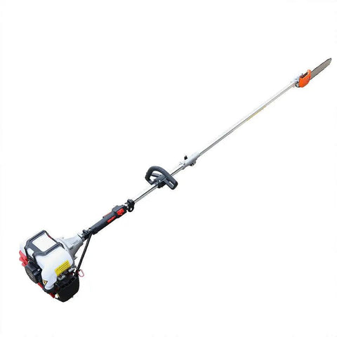 Beast Power Gas Pole Saw With 16 Foot Reach And 42 7cc 2 Stroke Engine 11 Inch Cutting Bar Extension Pole For Tall Branches And Hard To Reach Limbs Long Reach Tree Trimmer For Serious Yard Work