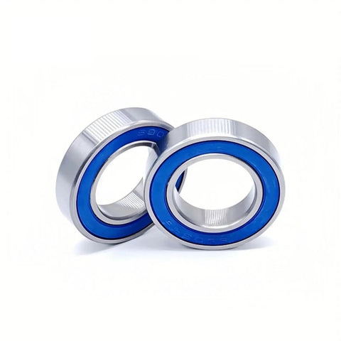 Top Tier 4 Pcs 6903RS Bearings For Bike Hubs Measure 17x30x7 Mm with blue rubber seals for reduced drag and smooth performance.