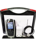 Badass Handheld Vibration Tester Built Tough For Dead Simple Acceleration Velocity And Displacement Testing in a durable case.