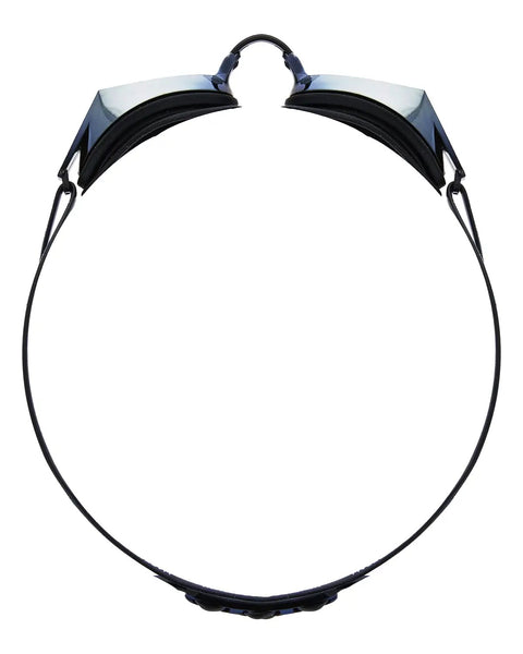 Blackops Ev Mirrored Racing Swim Goggles For Adults And Competitive Swimmers Packing Top Shelf Anti Fog Tech UV Blocking Tinted Lenses Low Profile Aerodynamic Frame Crisp Visibility Smooth Drag Minus Black Smoke Colorway
