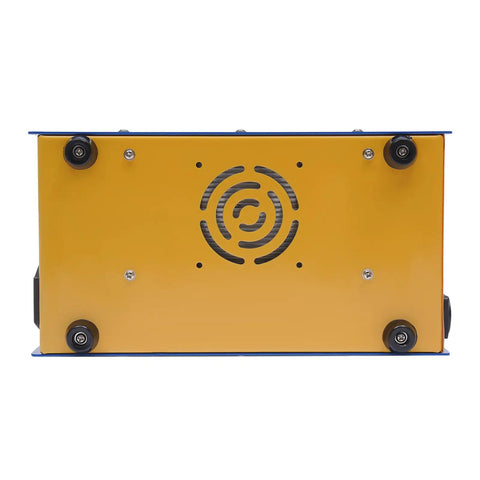Bottom view of Magnetic Induction Dent Repair Tool For Cars With Digital Display 150KHz 1.38Kw Power showing vent and feet
