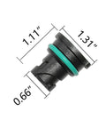 Dimensions of the Oil Drain Plug Kit Seven Pack For GM Chevy Cadillac GMC 2019 2021 Models With Removal Tool Replaces 12713651 55498782