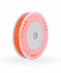 Heavy Duty Coiled Air Compressor Hose Polyurethane Pneumatic Air Line Tubing on a reel, red coil for garage tasks.