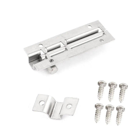 Security Door Window Latch 50mm 2 Inch Stainless Steel Sliding Bolt Lock For Interior Exterior Use Heavy Duty Gate Hasp For Doors Cabinets Drawers And More 10 Pack