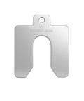 80 Piece Slotted Shim Set 2x2 Inch Stainless Steel With Eight Thicknesses For Precise Leveling And Alignment In Machinist Shops