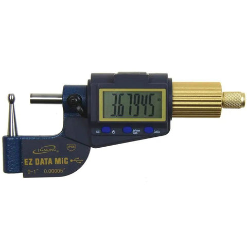 Reloading Micrometer Tube Ball Spherical Anvil 0 To 1 Inch 0.00005 Inch Resolution With Inch And Metric Modes Beast Grade Gunsmith Tool