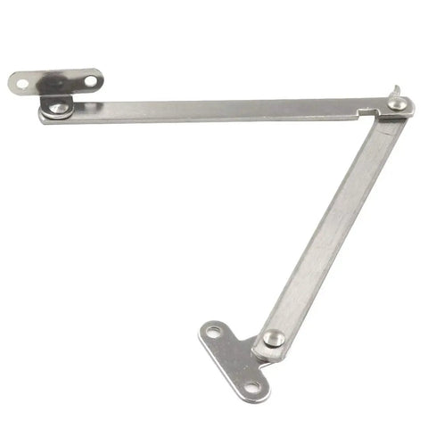 Rotatable Folding Lid Support Hinge For Cabinets And Boxes, Stainless Steel Rust Resistant Lid Stay, 90 Degree Stop