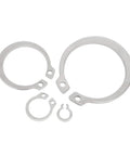 316 Stainless Steel Snap Ring Set M10 To M120 For Shafts Type C Circlips Retaining Rings Circlip Spring Lock Washer M40 Size