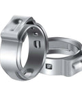 50 Pack One Half Inch PEX Cinch Clamps Stainless Steel Rings Pinch Clamps For PEX Tubing Pipe Fitting Connections Premium 304