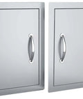 14x20 Stainless Steel Vertical Access Door For Outdoor Kitchens And BBQ Areas, Heavy Duty 304 Stainless, Left Or Right Swing, Magnetic Latches