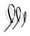 Heavy Duty Workhorse Zip Tie Kit Bundle 400 Pack Assorted Sizes 4 Inch 6 Inch 8 Inch Black And White Nylon Wire Ties For Home Office Garden