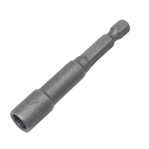 7mm hex shank magnetic nut driver from the Heavy Duty 7Mm Hex Shank Magnetic Nut Driver 2 Piece Chrome Vanadium Socket Set For Power Drills.
